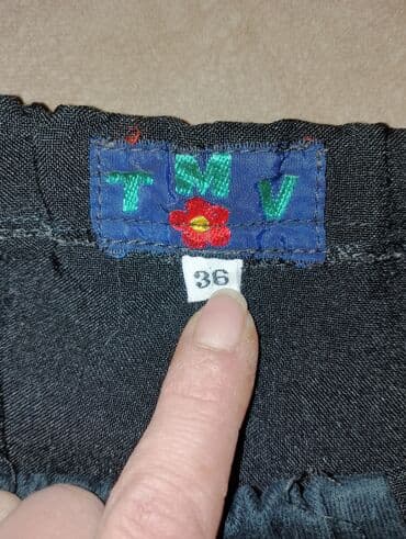 elegantne pantalone sa visokim strukom: S (EU 36), Normalan struk, Ravne nogavice — 4