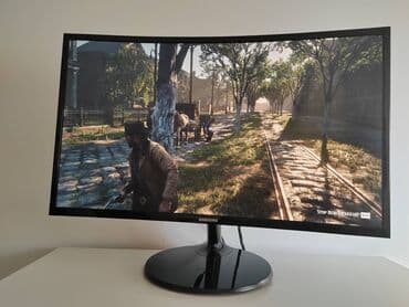 Monitori: Samsung zakrivljeni monitor 27"   Prodajem monitor Samsung, 27" FHD — 14