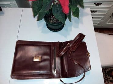 bordo torbe: Torba za rame, Materijal: Koža — 5