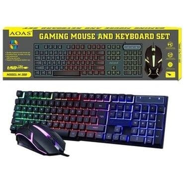 Tastature: Gejmerska tastatura i mis crna i bela novo gaming akcija cene nisu — 7
