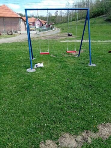 tobogani i ljuljaske za decu: Dečija ljuljaška za baštu, bоја - Šareno, Novo, Pokupiti na licu mesta, O trošku kupca — 2