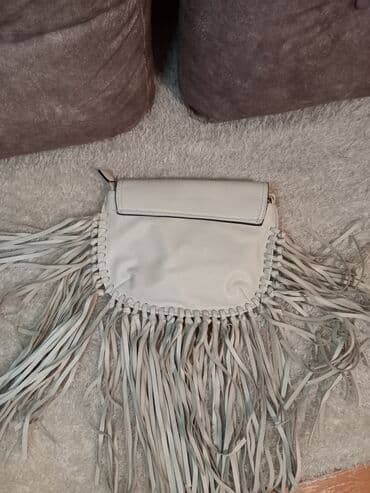 elegantne pantalone sa visokim strukom: Elegantna torbica, Materijal: Koža — 3
