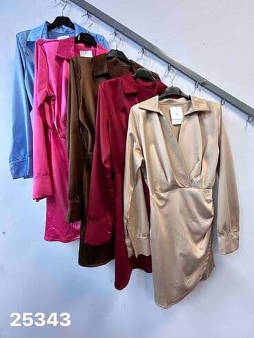 Haljine: One size, bоја - Bordo, Koktel, klub, Dugih rukava — 4