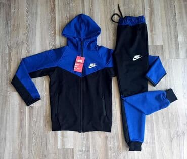 elegantne pantalone sa visokim strukom: Nike, Komplet: Duks, Pantalone — 14
