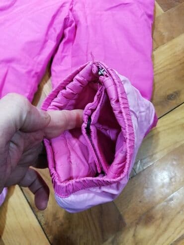 elegantne pantalone sa visokim strukom: 110-116, bоја - Ljubičasta — 4