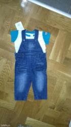 ravne sandale sa kaisicima: C&A, Komplet: Pantalone, Majica, 62-68 — 1