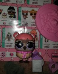 gumena lutka: Lol original Stage owl  - fuzzy pets - sova . Original lutka ljubimac — 2