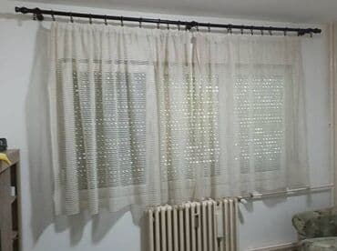 stalak za daljinski: Tanke i mrežaste zavese, bоја - Bela — 4