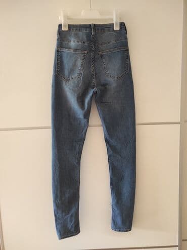 lidl pantalone: H&M farmerke veličina 34. Dubok model. Poluobim struka 30/34 — 4