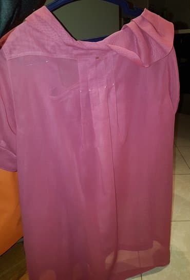 kosulja sa masnom: Max Mara, S (EU 36), Jednobojni, bоја - Bordo — 6
