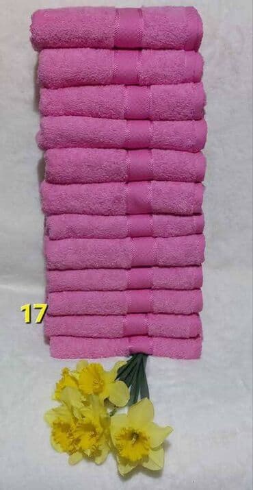 Towels: Peškiri Dimenzije-50*90 Paket 12 komada-3.400 din Materijal-pamuk — 6