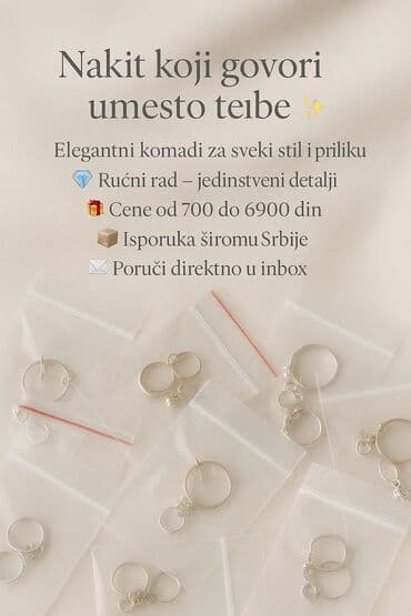 srebrni nakit beograd: Ručno rađen nakit, idealan za različite stilove i prilike. U ponudi su — 1