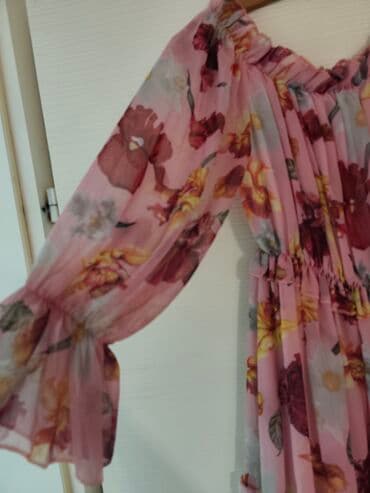 majice na jedno rame: One size, bоја - Roze, Dugih rukava — 2