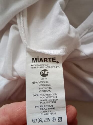 lidl kombinezon: M (EU 38), Jednobojni, bоја - Bela — 5