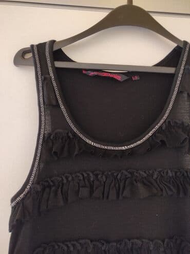 midi haljine h m: Tom Tailor XS (EU 34), bоја - Crna, Koktel, klub, Na bretele — 3