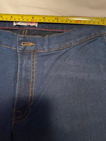 zenske pantalone h m: Terra Nova zenske farmerke, vel M, nove, nikada obučene. Duboki struk — 3