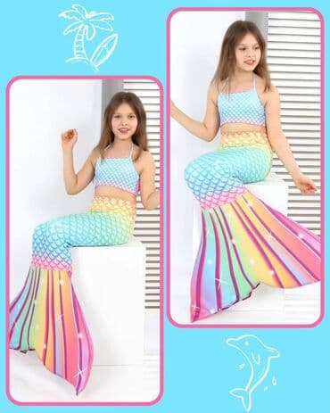 dexy co igracke za decu od 3 godine: 🧜🏼‍♀️ Sirena trodelni kupaći kostimi 🥰 Veličine od 2 do 14 godina — 3