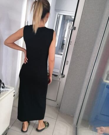 midi haljine h m: S (EU 36), bоја - Crna, Na bretele — 5