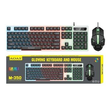 Tastature: Gejmerska tastatura i mis crna i bela novo gaming akcija cene nisu — 2