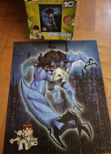 konjic za decu: Ben 10 wolf - cartoon network. Original puzzle - puzle - pazl kako ko — 1