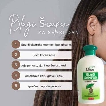sophie's choice olovka za obrve: Limes blagi šampon za svaki dan, u kombinaciji sa pakovanjem za kosu — 3