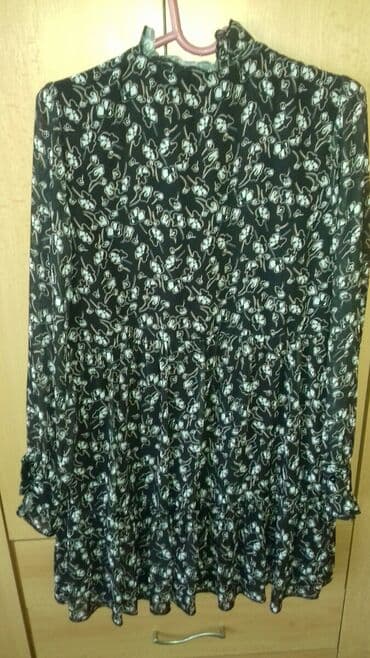 new yorker ranac: S (EU 36), color - Black, Oversize, Long sleeves — 7