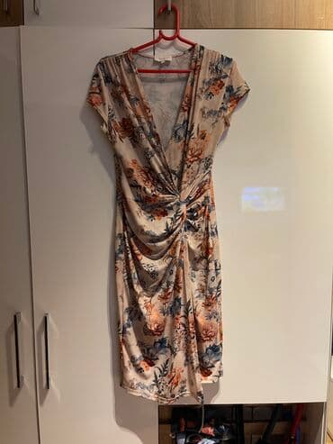 kaftan haljina: Bоја - Šareno, Koktel, klub, Kratkih rukava — 1