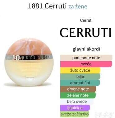 parfemi 20ml: Ženski parfem, Cerruti, Original — 3