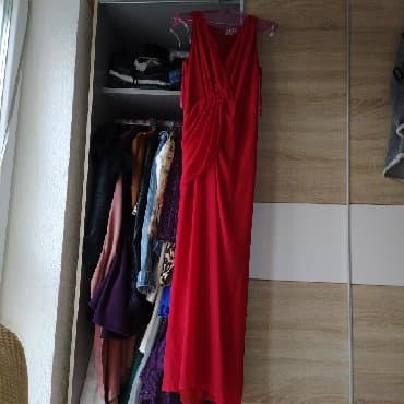 Haljine: S (EU 36), bоја - Crvena, Večernji, maturski, Na bretele — 2