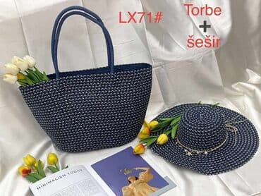 new yorker torbe za plazu: Torba za plažu, Materijal: Slama — 7