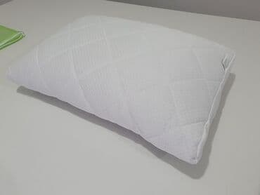 Pillows: Bed pillows, Memory foam, 50x70, color - White — 2