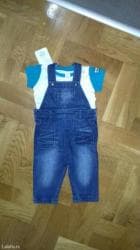 ravne sandale sa kaisicima: C&A, Komplet: Pantalone, Majica, 62-68 — 2