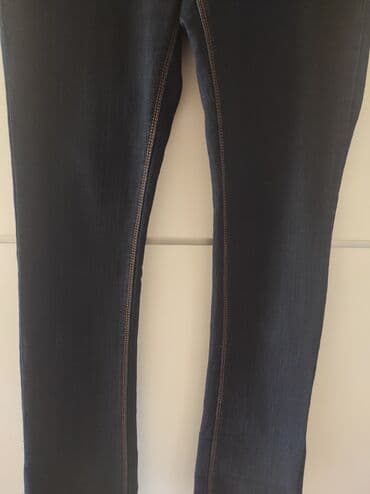 lidl pantalone: Okey farmerke veličina 44. Tamno plava boja teksasa. Donete iz — 4