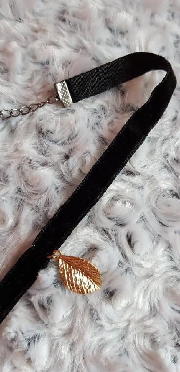 srebrni krst ogrlica: Choker, Handmade — 2