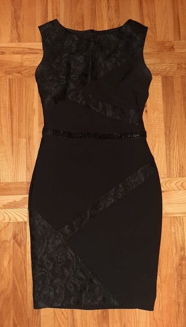 puder bez talka: A-Dress M (EU 38), bоја - Crna, Večernji, maturski, Na bretele — 1