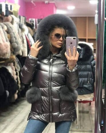parka s: S (EU 36), Jednobojni, Sa postavom — 2