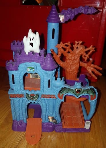 konjic za decu: Mattel matchbox hounted castle adventure set. zamak - dvorac .Da — 3
