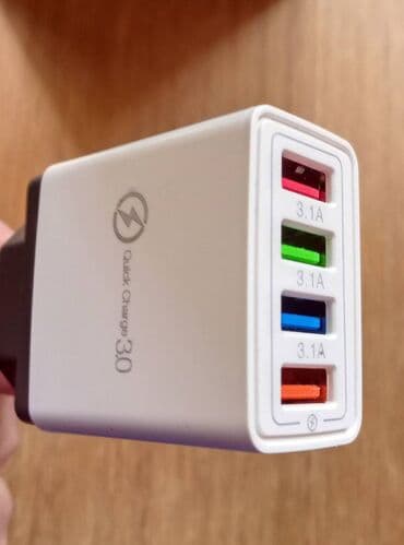 polovni telefoni pancevo: Nov punjač za mobilni telefon Quick Charge 3.0 sa četiri USB ulaza — 6
