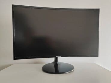 Monitori: Samsung zakrivljeni monitor 27"   Prodajem monitor Samsung, 27" FHD — 5