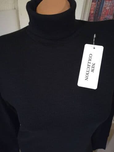 sorcevi za devojke: 2XL (EU 44), Pamuk, Jednobojni, bоја - Crna — 2