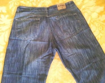 elegantne pantalone sa visokim strukom: Farmerke, 38 / 34, Loose fit — 7