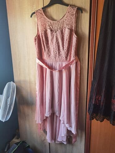 sal preko svecane haljine: 2XL (EU 44), bоја - Roze, Večernji, maturski, Na bretele — 1