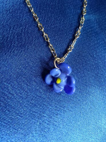bela olovka za oci dm: Ogrlica sa priveskom, Handmade, Materijal: Cirkon — 6