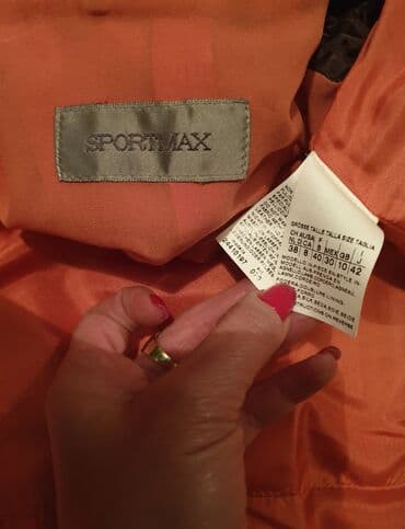gde kupiti trake za podizanje kapaka: MAX MARA SPORTMAX original kožna jakna, model kao sako. Prelepa !! — 13