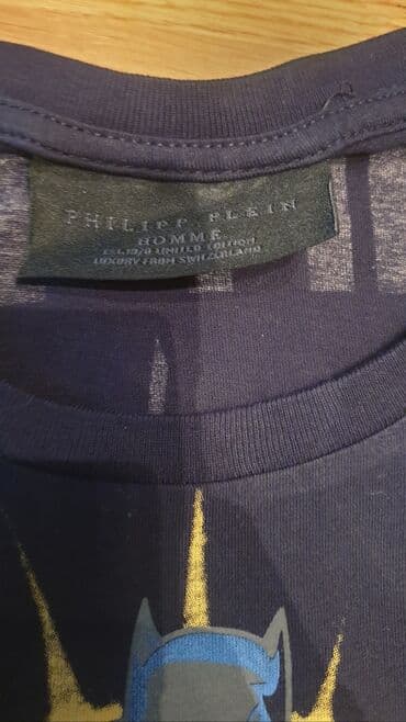 majica s: PHILIPP PLEIN teget muška majica. Piše xxl velicina,moze i XL. Pazuh — 4