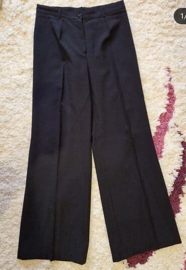 Pantalone: M (EU 38), Visok struk, Zvoncare — 1