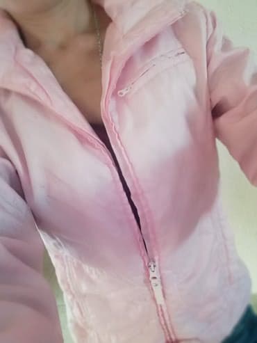 huda puderi: Jakna terranova, puder roze, za prelazni period. Rasprodaja sa mog — 9