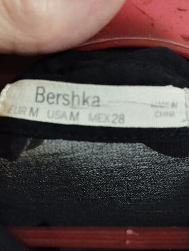 ramax nova kolekcija: Bershka, M (EU 38), Viskoza, Jednobojni, bоја - Crna — 6