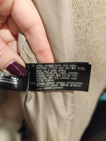 kaput s: Zara, S (EU 36), Jednobojni, Sa postavom — 9