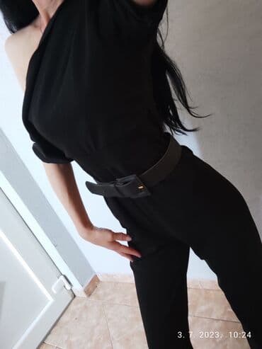 zara model pantalona: Zara, S (EU 36), Jednobojni, bоја - Crna — 1